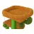 Когтеточки для кошек Jumi Ansamblu de joaca pentru pisici, copac z rafturi, 91x30x48cm Verde
