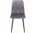 Scaun Jumi Scaun stil scandinav, Piado, Jumi, velur, metal, 44x52x89 cm, Gri