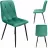Scaun Jumi Scaun stil scandinav, Piado, Jumi, velur, metal, 44x52x89 cm, Verde