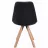 Scaun Jumi SCAUN BUCATARIE/LIVING, SAIDA, , CATIFEA, LEMN, 49X52X83 CM, NEGRU