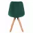 Scaun Jumi SCAUN BUCATARIE/LIVING, SAIDA, , CATIFEA, LEMN, 49X52X83 CM, VERDE