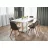 Scaun Jumi Scaun bucatarie/living, Alta, Jumi, material textil, lemn, 49x55x82 cm, Maro