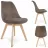 Scaun Jumi Scaun bucatarie/living, Alta, Jumi, material textil, lemn, 49x55x82 cm, Maro