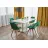 Стул Jumi Scaun bucatarie/living, Bari, Jumi, lemn, catifea, 49x60x82 cm, Verde