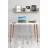 Masa de birou Nex Home MASA DE BIROU WOODEN 105 X 60 CM, ALB