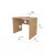 Masa de birou Nex Home Masa de birou Chipboard Nex Home 90 x 60 cm, Stejar