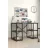 Masa de birou Nex Home Masa de birou cu 4 compartimente Metal Nex Home 120 x 60 cm, Antracit