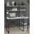 Masa de birou Nex Home MASA DE BIROU CU 2 COMPARTIMENTE SI RAFT BIBLIOTECA METAL 120 X 60 CM, ALB