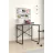 Masa de birou Nex Home Masa de birou Metal Nex Home 60 x 90 cm, Antracit