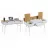 Masa de birou Nex Home Masa de birou cu un sertar, Jumi, 120x60x77cm, Stejar/Alb