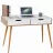 Masa de birou Nex Home Masa de birou cu 2 sertare, Jumi, 110x50x75 cm, Alb/stejar