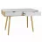Masa de birou Nex Home Masa de birou cu 2 sertare, Jumi, 110x50x75 cm, Alb/stejar