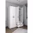 Dulap Nex Home Dulap cu balamale, 4 usi Nex Home 180 x 47 x 120 cm, Alb