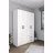 Dulap Nex Home Dulap cu balamale, 4 usi Nex Home 180 x 47 x 120 cm, Alb