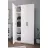 Dulap Nex Home Dulap cu balamale, 3 usi Nex Home 180 x 47 x 120 cm, Alb
