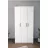 Dulap Nex Home Dulap cu balamale, 3 usi Nex Home 180 x 47 x 120 cm, Alb