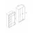 Dulap Nex Home Dulap cu balamale, 3 usi Nex Home 180 x 47 x 120 cm, Alb