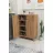 Dulap Nex Home Dulap multifunctional cu 2 usi si 4 compartimente Ceren Nex Home 72 x 32 x 88 cm, Stejar