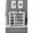 Dulap Nex Home Dulap multifunctional cu 3 usi Nex Home 90 x 31,8 x 102 cm, Alb