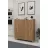 Шкаф Nex Home Dulap multifunctional cu 3 usi Nex Home 90 x 31,8 x 102 cm, Stejar