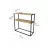 Consola Nex Home Consola metalica Dressuar Nex Home 90 x 34 x 89,5 cm, Stejar