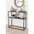 Consola Nex Home Consola metalica Dressuar Nex Home 90 x 34 x 89,5 cm, Antracit