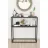 Consola Nex Home Consola metalica Dressuar Nex Home 90 x 34 x 89,5 cm, Antracit
