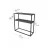 Consola Nex Home Consola metalica Dressuar Nex Home 90 x 34 x 89,5 cm, Antracit