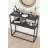 Consola Nex Home Consola metalica Dressuar Nex Home 90 x 34 x 89,5 cm, Antracit