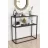Consola Nex Home Consola metalica Dressuar Nex Home 90 x 34 x 89,5 cm, Antracit