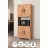 Шкаф Nex Home Dulap multifunctional cu 4 usi Ece Nex Home 60 x 33,8 x 154 cm, Stejar