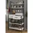 Etajera Nex Home Raft pentru bucatarie multi etajat cu 2 sertare Nex Home 81,6 x 39,6 x 169 cm, Alb