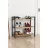Полка для обуви Nex Home Raft pentru incaltaminte 3 compartimente cu cadru metalic Nex Home 66 x 36 x 70 cm, Stejar