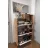 Тумба для обуви Nex Home Pantofar cu 7 compartimente Lego Nex Home 90 x 32 x 143 cm, Stejar/Alb