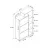 Тумба для обуви Nex Home Pantofar cu 7 compartimente Lego Nex Home 90 x 32 x 143 cm, Stejar/Alb