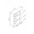 Тумба для обуви Nex Home Pantofar cu 6 compartimente Smyrna Nex Home 90 x 32 x 106 cm, Alb