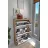 Тумба для обуви Nex Home Pantofar cu 3 compartimente Nex Home 74 x 24 x 111 cm, Stejar/Alb