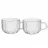 Cana Ardesto GLASS CUPS  ICEBERG 400 ML 2 PCS, AR2640GG