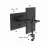 Suport pentru monitor GEMBIRD 2 monitors 17”-32”  MA-D2-03, Adjustable 2-display vertical desk mount (rotate, tilt, swivel),  VESA 75/100, up to 9 kg (per display), black