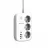 Prelungitor cu protectie Tellur Prelungitor WiFi Tellur Smart, 3 porturi, PD30W, QC18W, 2xUSB 2.4A, 2500W, 10A, 2m TLL331521