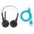 Беспроводные наушники Hoco JLAB HEADSET GO WORK POP BLACK BT