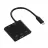 Docking station HAMA 135729, 4IN1 USB-C MULTIPORT ADAPTER FOR 2X USB 3.1, HDM, USB-C