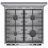 Aragaz GORENJE Gas\el cooker Gorenje GKS6C71XF