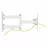 Suport perete KIVI Wall Mount KIVI ''MOTION-223W'' White 23" - 43" Long Full Motion, max.30kg, VESA mm: up to 200x200mm