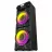 Boxa SVEN SVEN PS-1900, 1000W (2x500) Dynamic switchable RGB backlight, TWS, Bluetooth, FM, USB, LED display, 2 microphone inputs for karaoke, NFC, Audio input for connecting an electric guitar, Carrying handle and wheels, Wooden body (MDF), 17.2 kg, Black