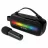 Boxa SVEN SVEN PS-255 Black, Bluetooth Portable Speaker with wireless microphone, 12W RMS (2x6W), Dynamic switchable RGB backlight, FM tuner, USB, Li-Ion battery: 3.7V, 3600mAh (13.32Wh) / USB Type-C: DC 5 V, 1.2 kg, black