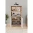 Навесная полка Nex Home Biblioteca cu 5 compartimente Smyrna Nex Home 64 x 30 x 127 cm, Stejar/Alb