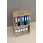 Raft de perete Nex Home Biblioteca cu 2 compartimente Folder Nex Home  49 x 30 x 73 cm, Stejar