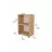 Raft de perete Nex Home Biblioteca cu 2 compartimente Folder Nex Home  49 x 30 x 73 cm, Stejar