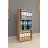 Raft de perete Nex Home Biblioteca cu 3 compartimente Folder Nex Home  49 x 30 x 108 cm, Stejar